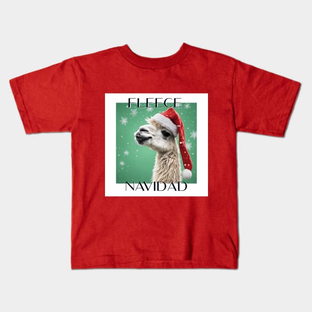 Fleece Navidad! Kids T-Shirt by PixelTim